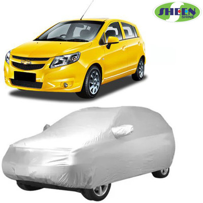 Sheen Car Cover For Chevrolet UVA (Without Mirror Pockets)(Silver)