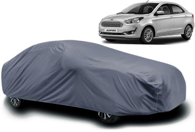Swarish Car Cover For Ford Figo Aspire (With Mirror Pockets)(Grey)