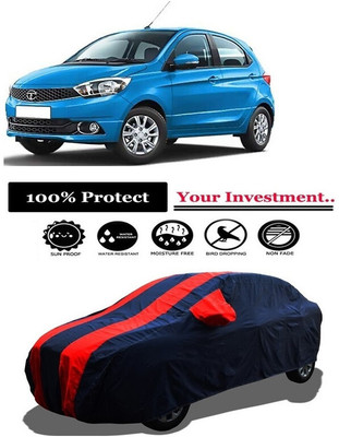 Amexride Car Cover For Tata Tiago 1.05 Revotorq XB (With Mirror Pockets)(Red)