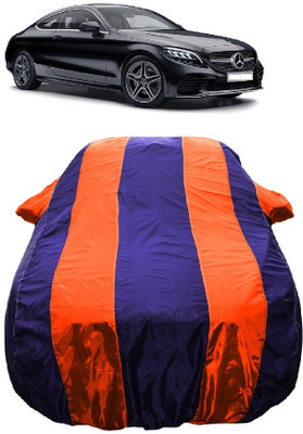 Wegather Car Cover For Mercedes Benz C-Class C200 (With Mirror Pockets)(Orange)