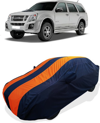 Coxtor Car Cover For Isuzu Isuzu MU 7 AT Premium (With Mirror Pockets)(Orange)