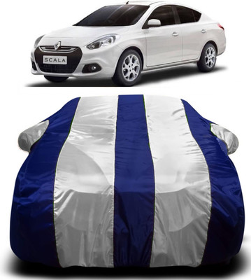AXLOZ Car Cover For Renault Scala (With Mirror Pockets)(Multicolor)