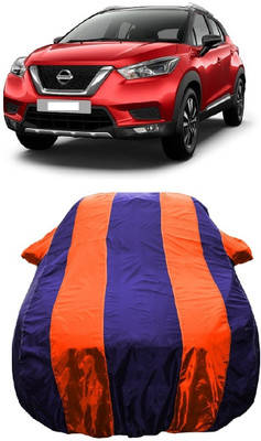 Wegather Car Cover For Nissan Kicks XV 1.5 D (With Mirror Pockets)(Orange)
