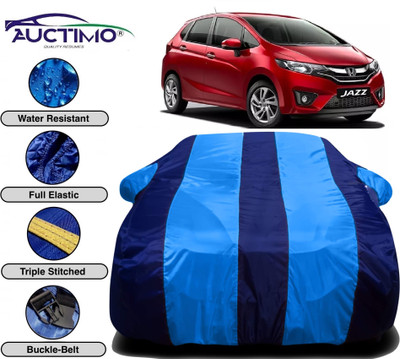 AUCTIMO Car Cover For Honda Jazz (With Mirror Pockets)(Multicolor)