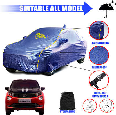 AUTOBIRSA Car Cover For Tata Altroz (With Mirror Pockets)(Blue, For 2023 Models)