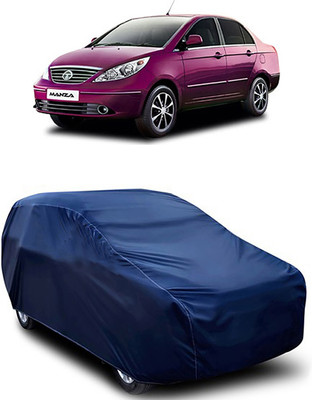 MoTRoX Car Cover For Tata Manza (Without Mirror Pockets)(Blue)