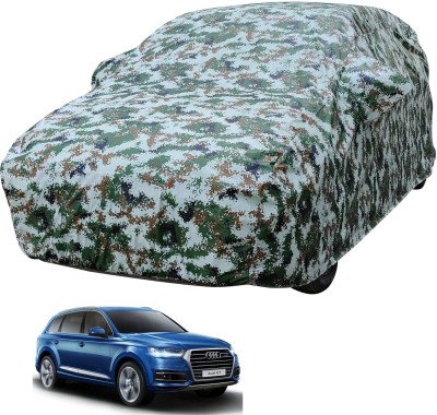 Auto Hub Car Cover For Audi Q7 (With Mirror Pockets)(Multicolor)