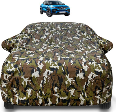 Auto Hub Car Cover For Renault Kiger (With Mirror Pockets)(Brown)