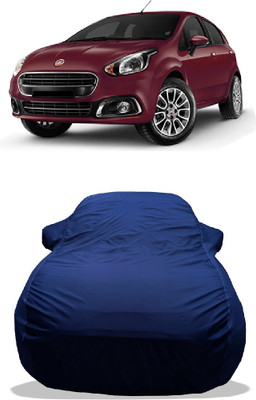 Wegather Car Cover For Fiat Grande Punto (With Mirror Pockets)(Blue)