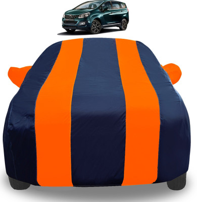 Amanzo Car Cover For Mahindra Marazzo (With Mirror Pockets)(Orange)