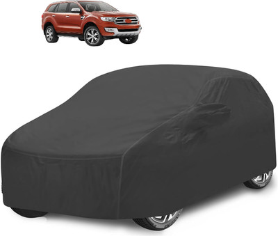 Caronix Car Cover For Ford Endeavour (With Mirror Pockets)(Grey)
