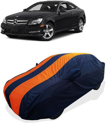 QLAX Car Cover For Maruti C-Class C250 (With Mirror Pockets)(Orange)