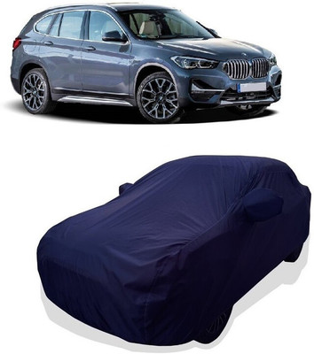 Tricway Car Cover For BMW X1 (With Mirror Pockets)(Blue)