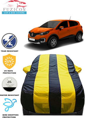 FUZICON Car Cover For Kia Captur(Yellow, Blue)