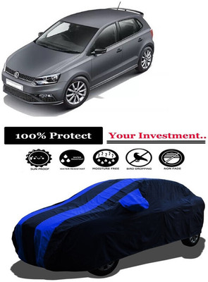 Amexride Car Cover For Volkswagen Polo GT TSI (With Mirror Pockets)(Multicolor)