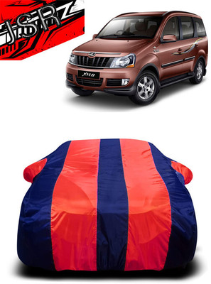 J S R Car Cover For Mahindra Xylo (With Mirror Pockets)(Red, Blue)