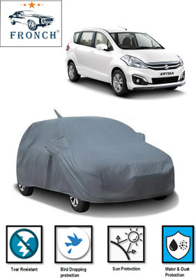 FRONCH Car Cover For Maruti Suzuki Ertiga (With Mirror Pockets)(Grey)
