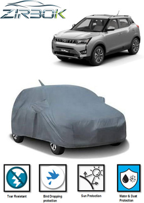 ZIRBOK Car Cover For Mahindra XUV 300 (With Mirror Pockets)(Grey)