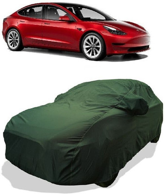 QLAX Car Cover For Maruti MODEL 3 (With Mirror Pockets)(Green)