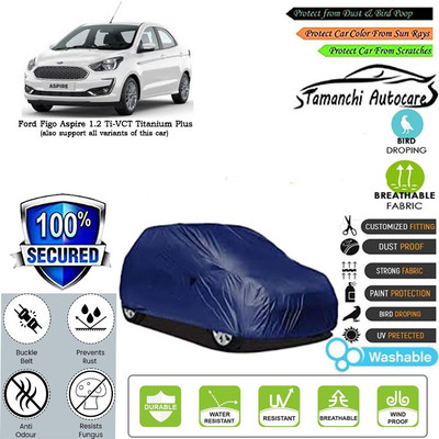 Tamanchi Autocare Car Cover For Ford Figo Aspire 1.2 Ti-VCT Titanium Plus(Blue)