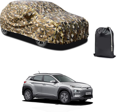 PAGORA Car Cover For Hyundai Kona Electric (With Mirror Pockets)(Yellow, For 2019, 2020, 2021, 2022, 2023 Models)