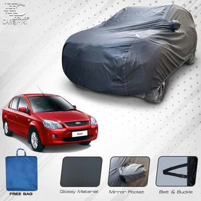 Carigiri Car Cover For Ford Ikon (With Mirror Pockets)(Grey)