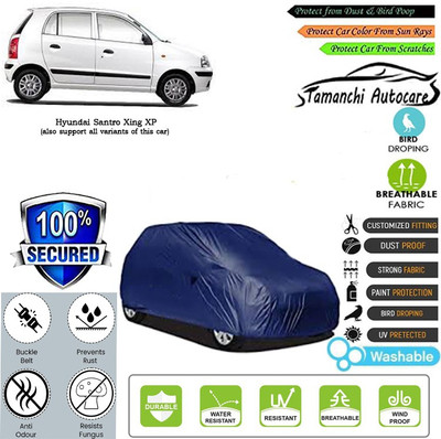 Tamanchi Autocare Car Cover For Hyundai Santro Xing XP(Blue)