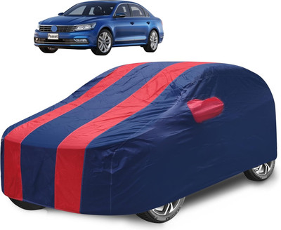 Caronix Car Cover For Volkswagen Passat (With Mirror Pockets)(Red)