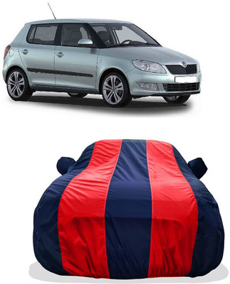 Tricway Car Cover For Skoda Fabia 1.2 TDI (With Mirror Pockets)(Red)