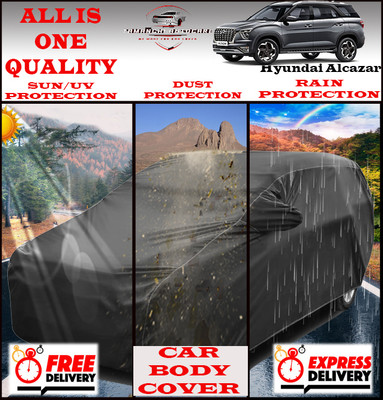 Tamanchi Autocare Car Cover For Hyundai Alcazar(Grey)