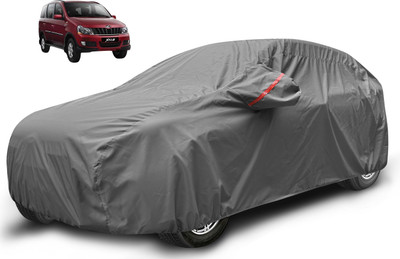 Auto Hub Car Cover For Mahindra Xylo (With Mirror Pockets)(Grey)