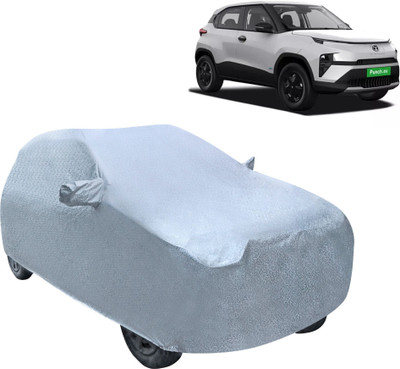 vyas Car Cover For Tata Punch EV (With Mirror Pockets)(Silver, For 2024 Models)