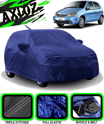AXLOZ Car Cover For Tata Indica eV2 (With Mirror Pockets)(Blue)