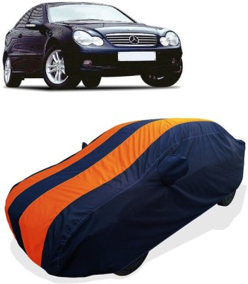 Coxtor Car Cover For Mercedes Benz C-Class C200 K (With Mirror Pockets)(Orange)