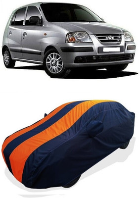 Coxtor Car Cover For Hyundai Santro Xing (With Mirror Pockets)(Orange)