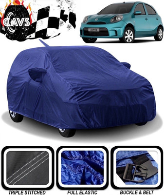 APNEK Car Cover For Maruti Micra Active (With Mirror Pockets)(Blue)