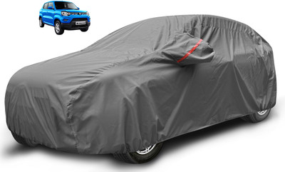 MOCKHE Car Cover For Maruti S-Presso (With Mirror Pockets)(Grey)