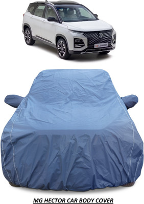 AUTOFIT Car Cover For MG Hector (With Mirror Pockets)(Blue)