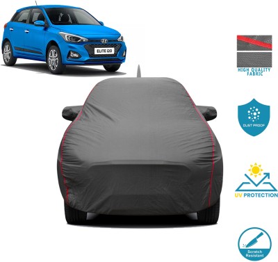 FABTEC Car Cover For Hyundai Elite i20 (With Mirror Pockets)(Grey, For 2020, 2021, 2022, 2023, 2024 Models)