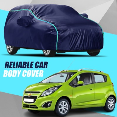 ANTIRO Car Cover For Chevrolet Beat (With Mirror Pockets)(Multicolor)