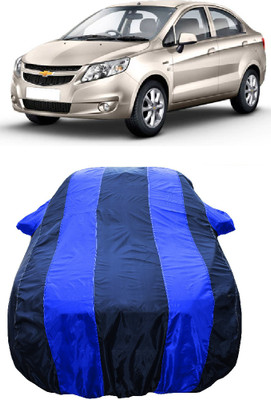 Wegather Car Cover For Chevrolet Sail 1.2 LT ABS (With Mirror Pockets)(Blue)