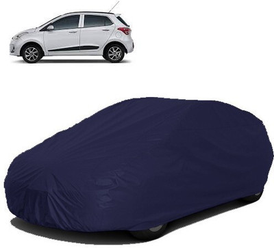 Kuchipudi Car Cover For Hyundai Grand i10 (Without Mirror Pockets)(Blue)