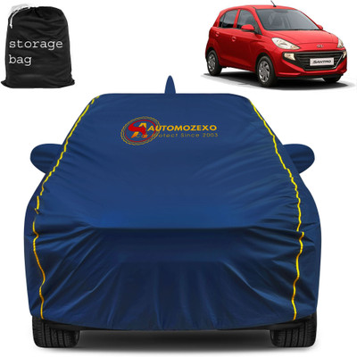 AUTOMOZEXO Car Cover For Hyundai Santro (With Mirror Pockets)(Blue)