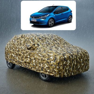 GOSHIV-car and bike accessories Car Cover For Tata Altroz XT Petrol (With Mirror Pockets)(Yellow)