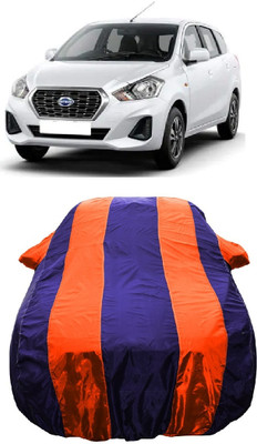 Wegather Car Cover For Datsun Go Plus T Option CVT Petrol (With Mirror Pockets)(Orange)