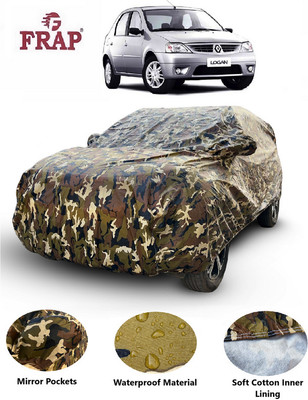 Frap Car Cover For Mahindra Logan (With Mirror Pockets)(Multicolor)