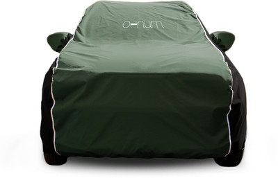 OENUM Car Cover For Mahindra Thar (With Mirror Pockets)(Black, Green)