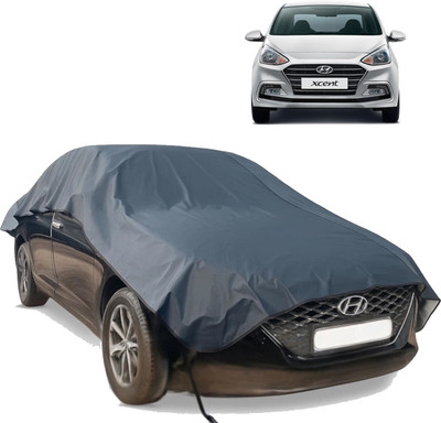 autouniko Car Cover For Hyundai Xcent (Without Mirror Pockets)(Blue)