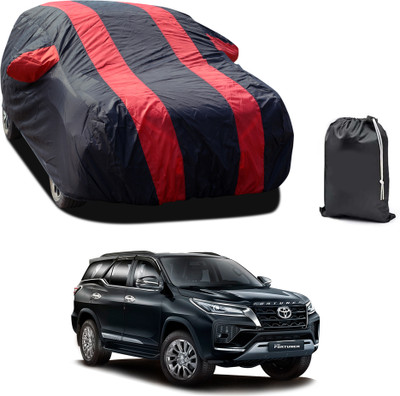 PAGORA Car Cover For Toyota Fortuner (With Mirror Pockets)(Red, For 2019, 2020, 2021, 2022, 2023 Models)