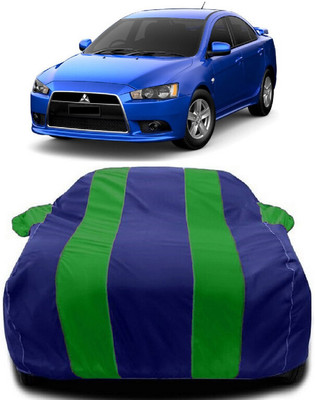 Autoprime Car Cover For Mitsubishi Lancer (With Mirror Pockets)(Green, Blue)